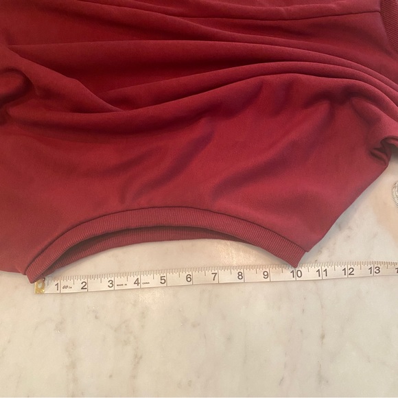 Sweatshirt like topper, oversized XL, burgundy in color - Picture 7 of 8